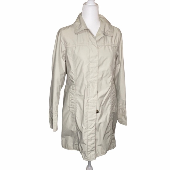 Eddie Bauer tan rain/trench coat - Picture 1 of 9